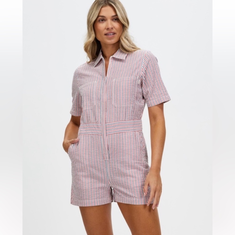 Brixton woman romper mersey short coverall NWT small